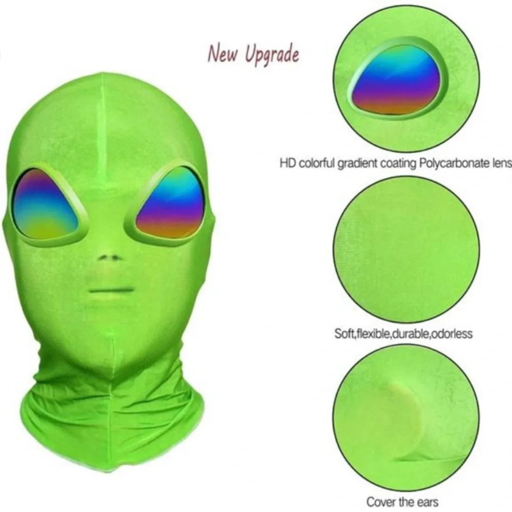 Alien Mask Halloween Mask Cosplay ET Costume Halloween Party